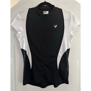 BONTRAGER Cycling Jersey Top Biking Shirt Black & White Women’s Sz M